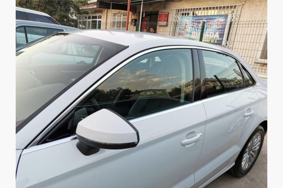 Audi A3 2012-2020 гг. Полный комплект окантовки окон (Sedan, нержавейка) Image