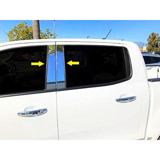 Накладки на дверные стойки из нержавеющей стали Ford Ranger 2011-2022 гг.