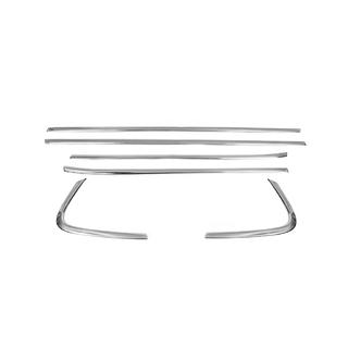 Нижние молдинги окон (6 шт., нержавейка) Kia Optima 2010-2016 гг. фото 2