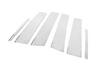 Mercedes A-сlass W177 2018- гг. Накладки на дверные стойки из нержавеющей стали (6 шт) фото 3