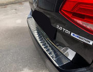 Volkswagen Passat B8 2015-2023 гг. Накладка на задний бампер Carmos V2 (SW) фото 2