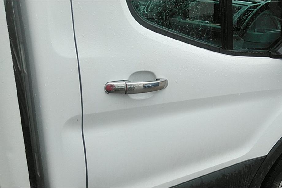 Ford Custom 2013-2022 гг. Хромированные Накладки на Ручки Carmos (Нержавейка) 3 Ручки Фото 9