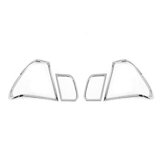 Хромированные накладки на задние фонари (2 шт) BMW 3 серия E46 1998-2006 гг. фото 2