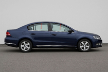 Volkswagen Passat B7 2012-2015 гг. Окантовка стекол SD/SW нержавейка фото 1