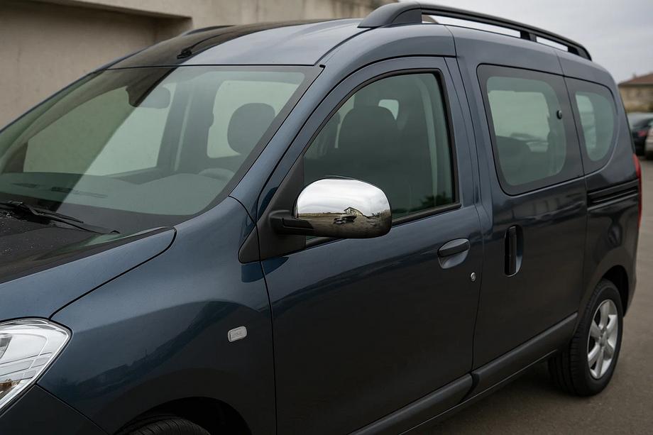 Dacia Dokker 2013-2022 гг. Накладки на Зеркала (2 шт, ABS) Image