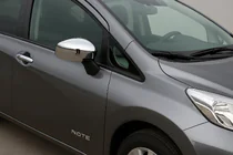 Nissan Note 2012-2020 гг. Накладки на Зеркала (2 шт, ABS) фото 1