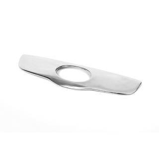 Хромированная накладка над номером (2002-2006, нержавейка) Hyundai Getz 2002- гг. фото 3