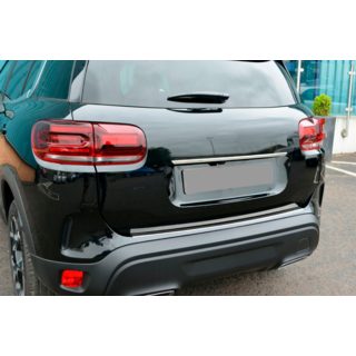 Хромированная накладка над номером (нержавейка) фото 2