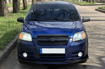 Универсальная передняя губа Niken Blue (ABS) фото 2