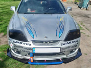 Универсальная передняя губа Niken Blue (ABS) фото 4