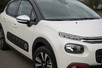 Citroen C-3 2016-2023 гг. Накладки на Зеркала (2 шт, Нержавеющая Сталь) фото 1