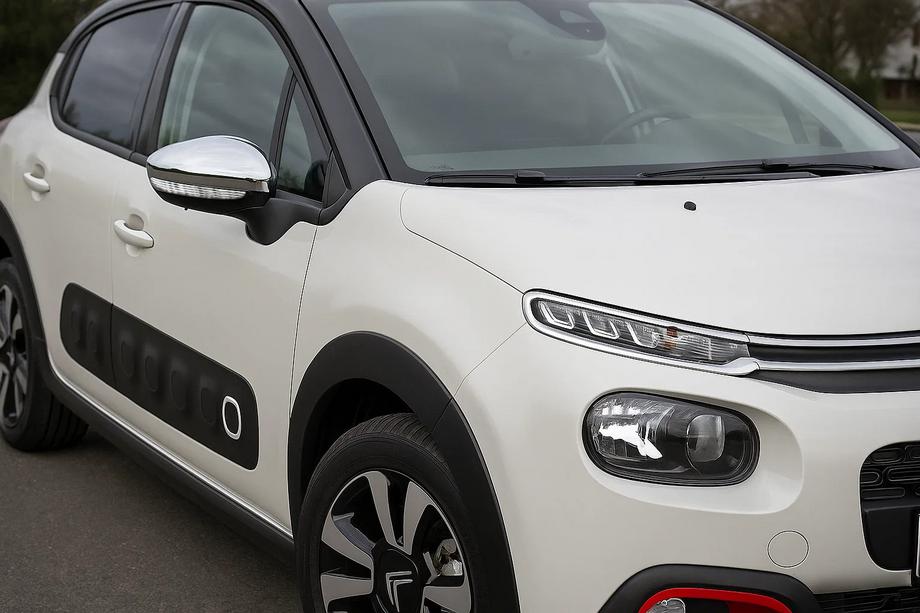 Citroen C-3 2016-2023 гг. Накладки на Зеркала (2 шт, Нержавеющая Сталь) Image