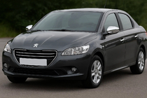 Peugeot 301 2012- гг. Накладки на Зеркала (2 шт, Нержавеющая Сталь) фото 1