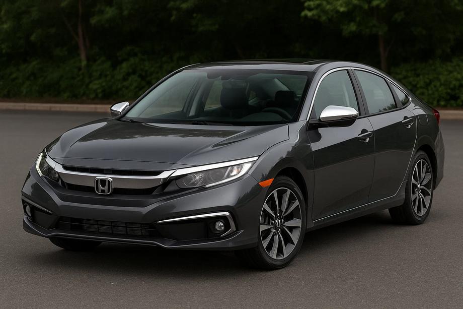 Honda Civic Sedan 2021- гг. Накладки на Зеркала (2 шт, Нержавеющая Сталь) Фото 3