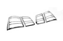 Kia Sorento II XM 2009-2014 гг. Хромированные Накладки на Задние Фонари (2010-2013) фото 3