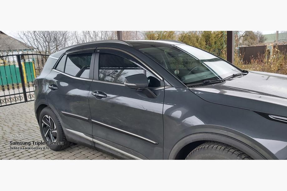 Kia Sportage 2021- гг. Ветровики окон с хромированным молдингом Niken (для SWB, 4 шт.) Фото 4