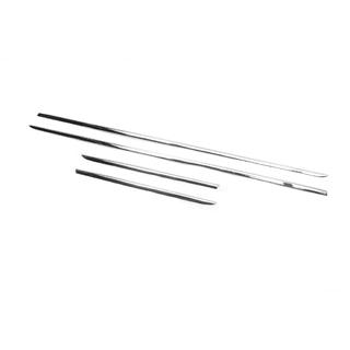 Накладки на молдинги AMG V2 (нержавейка) Mercedes C-сlass W205 2014-2021 гг. фото 3