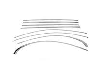 Mercedes C-class W206 2022- гг. Полный комплект хромированных окантовок окон нержавейка фото 2