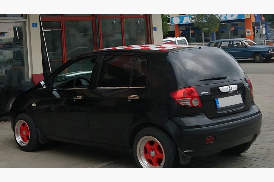Hyundai Getz 2002- гг. Наружные молдинги стекол нержавейка (6 шт.) Carmos - Турецкая Нержавеющая Сталь Фото 4