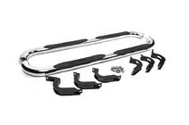 Toyota FJ Cruiser 2006-2022 гг. Боковые трубы B098601 (2 шт., нержавейка) фото 2