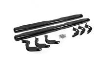 Toyota FJ Cruiser 2006-2022 гг. Боковые трубы B098602 (2 шт., нержавейка) (черные) фото 1