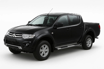 Mitsubishi L200 2006-2015 гг. Боковые пороги B53T1930 (2 шт., нержавейка) фото 1