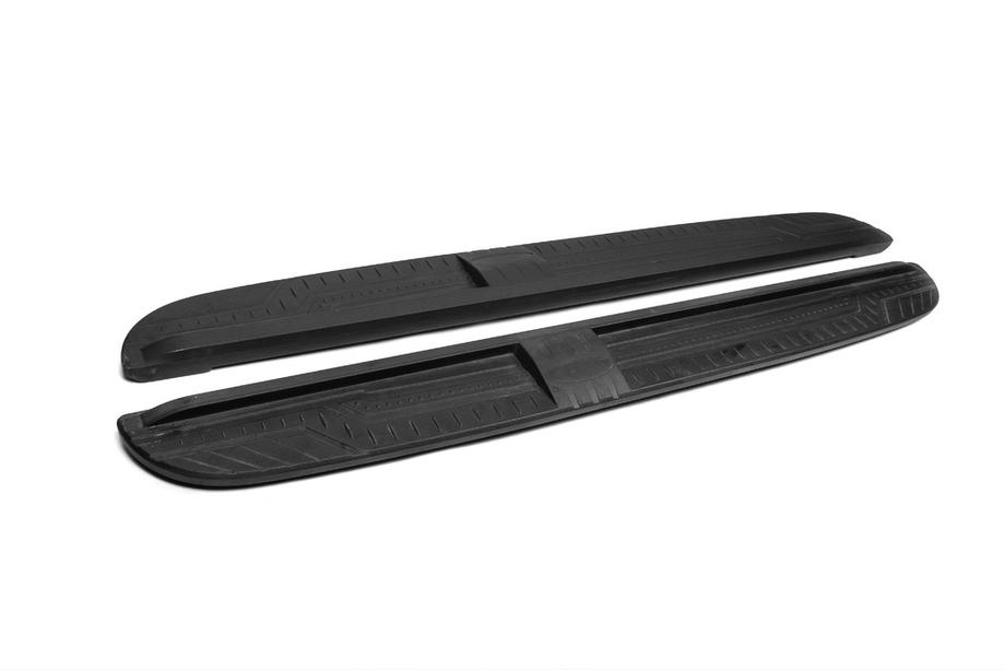 Hyundai Santa Fe 2 2006-2012 гг. Боковые пороги OEM без креплений (2 шт., Алюминий) Image