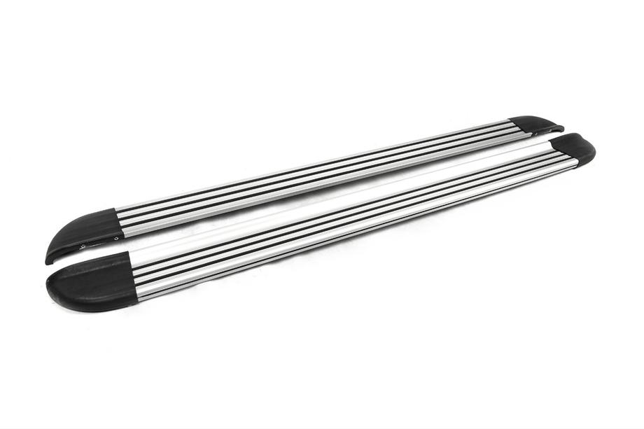 Honda CRV 2007-2011 гг. Боковые пороги OEM без креплений (2 шт., Алюминий) Image