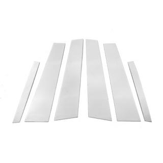 Накладки на стойки из нержавеющей стали Mercedes S-сlass W223 2020- гг. фото 2