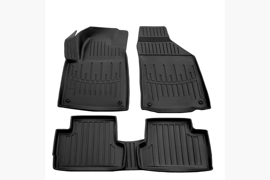 Jeep Cherokee KL 2013- гг. Коврики резиновые Stingray 3D (5 шт, полиуретан) Image