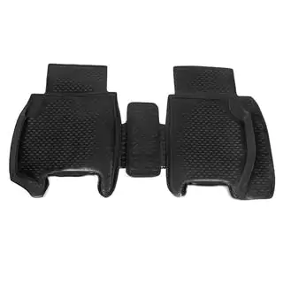 Задние резиновые коврики в салон (2 шт, OEM) Honda Civic HB 2006-2012 гг.