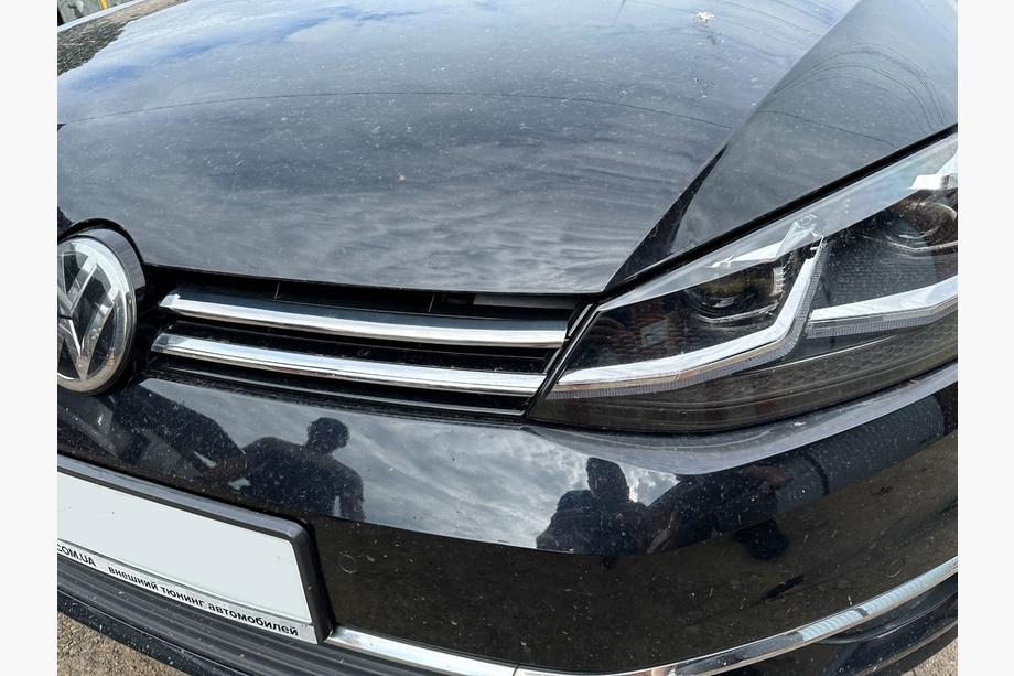 Volkswagen Golf 7/E-Golf 2012-2020 гг. Накладки на решетку 2017-2020 (нержавейка) Фото 5