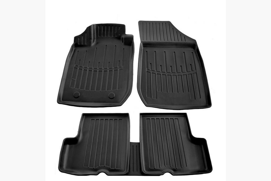 Dacia Logan MCV 2004-2014 гг. Коврики резиновые Stingray 3D (5 шт, полиуретан) Image