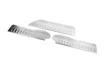 Накладки на пороги OmsaLine (3 шт, нержавейка) фото 5