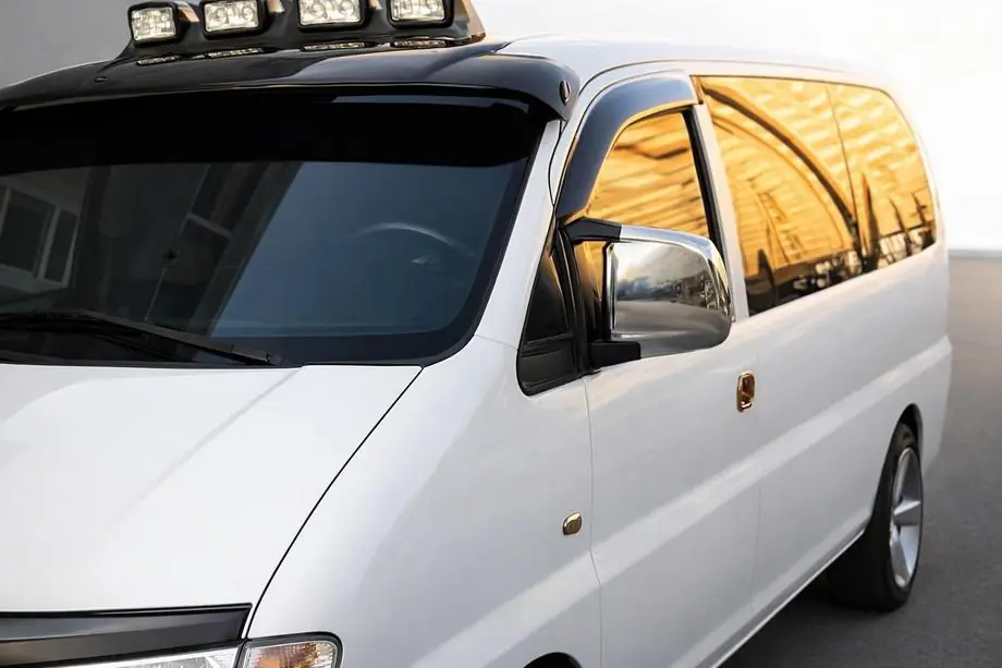 Hyundai H200, H1, Starex 1998-2007 гг. Накладки на Зеркала (2 шт, Пластик) Image