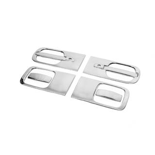 Накладки на ручки (8 шт., нержавейка) Hyundai H300, H1, Starex 2008-2020 гг. фото 1