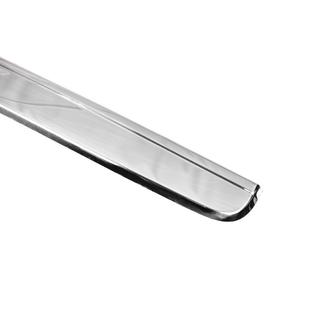 Хромированная накладка над номером (нержавейка) Hyundai H300, H1, Starex 2008-2020 гг. фото 3