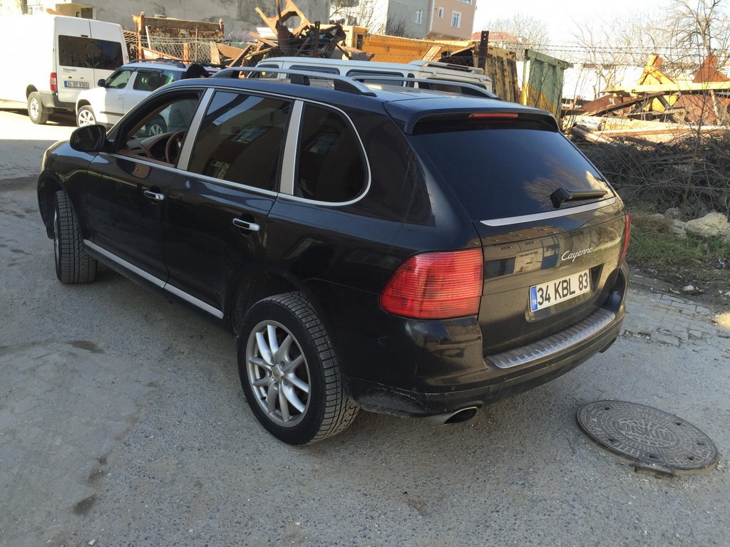 Рейлінги Skyport (сірі) для Porsche Cayenne 2003-2010 рр - фото 2